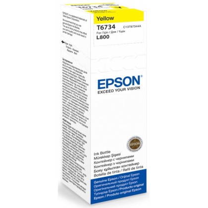 Originln lahev Epson T6734 (lut)