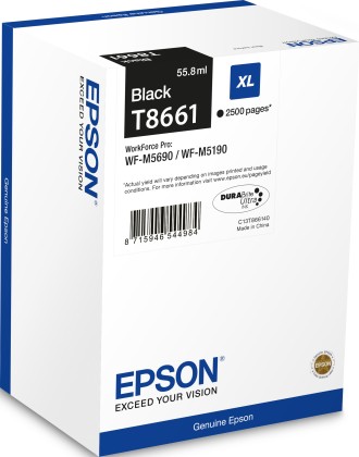 Originln cartridge Epson T8661 (ern)